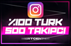 ⭐(GARANTİLİ) İNSTAGRAM 500 TÜRK TAKİPÇİ⭐
