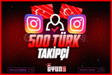 ⭐[Garantili] İnstagram 500 Türk Takipçi⭐