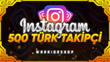 ⭐GARANTİLİ⭐Instagram 500 Türk Takipçi⭐