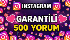 (GARANTİLİ) INSTAGRAM 500 YORUM 