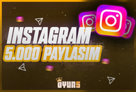 ⭐[Garantili] İnstagram 5.000 Adet Paylaşım⭐