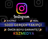 (GARANTİLİ) Instagram 5000 Gerçek Takipçi