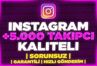 ⭐[GARANTİLİ] INSTAGRAM 5.000 GERÇEK TAKİPÇİ⭐