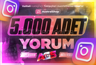 ⭐[GARANTİLİ] Instagram 5000 Özel Yorum