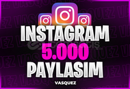 ⭐[GARANTİLİ] İnstagram 5000 Paylaşım⭐
