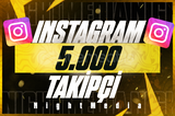 ⭐[GARANTİLİ] İnstagram 5.000 TAKİPÇİ ⭐
