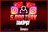 ⭐[Garantili] İnstagram 5.000 Türk Takipçi⭐