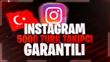  ✨ [GARANTİLİ] İNSTAGRAM 5000 TÜRK TAKİPÇİ ✨