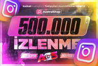 ⭐[GARANTİLİ] Instagram 500.000 İzlenme