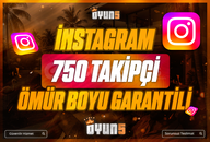 ⭐[Garantili] İnstagram 750 Takipçi⭐