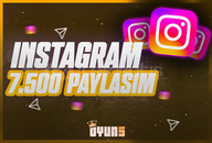 ⭐[Garantili] İnstagram 7.500 Adet Paylaşım⭐