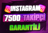 ⭐[GARANTİLİ] INSTAGRAM 7500 GERÇEK TAKİPÇİ⭐
