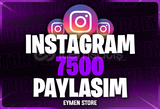 ⭐[GARANTİLİ] İnstagram 7500 Paylaşım