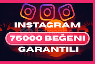 ⭐[GARANTİLİ] İNSTAGRAM 75000 BEĞENİ⭐