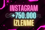 ⭐✅{GARANTİLİ}⭐İNSTAGRAM 750.000 GERÇEK İZLENME⭐