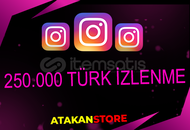 [Garantili] İnstagram 250.000 Türk İzlenme