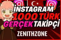 ⭐[GARANTİLİ] INSTAGRAM GERÇEK 1000 TÜRK TAKİPÇİ⭐