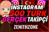 ⭐[GARANTİLİ] INSTAGRAM GERÇEK 500 TÜRK TAKİPÇİ⭐