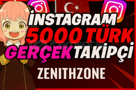 ⭐[GARANTİLİ] INSTAGRAM GERÇEK 5000 TÜRK TAKİPÇİ⭐