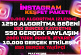 ⭐GARANTİLİ | INSTAGRAM KEŞFET PAKETİ 1 | ⭐