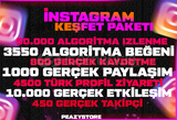 ⭐GARANTİLİ | INSTAGRAM KEŞFET PAKETİ 4 | ⭐