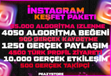 ⭐GARANTİLİ | INSTAGRAM KEŞFET PAKETİ 5 | ⭐