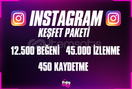 ⭐[GARANTİLİ] İnstagram Keşfet Paketi + Destek ⭐
