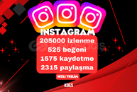 ⭐GARANTİLİ⭐İNSTAGRAM PAKET KEŞFET ETKİLİ 2 