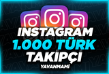 [Garantili] İnstagram 1.000 Türk Takipçi