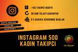 ⭐GARANTİLİ⭐INSTAGRAM TÜRK KADIN 500 TAKİPÇİ⭐