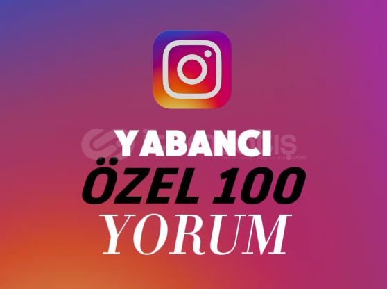 (GARANTİLİ) İNTAGRAM 100 YABANCI YORUM (GARANTİLİ) İNTAGRAM 100 YABANCI YORUM