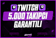 [Garantili+Kaliteli] Twitch 5.000 Takipçi