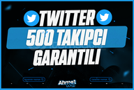 [Garantili+Kaliteli] Twitter 500 Takipçi