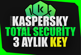 ⭐KURULUM + GARANTİ⭐KASPERSKY TOTAL SECURİTY 