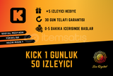 ⭐GARANTİLİ⭐KICK 1 GÜNLÜK 50 İZLEYİCİ ⭐