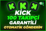 ⭐ [GARANTİLİ] KİCK 100 GERÇEK TAKİPÇİ ⭐