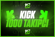 ⭐️[GARANTİLİ] KİCK 1000 TAKİPÇİ⭐️
