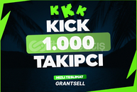 GARANTİLİ [Kick] 1.000 Takipçi