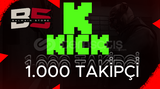 ⭐️[GARANTİLİ] KİCK 1.000 TAKİPÇİ⭐️