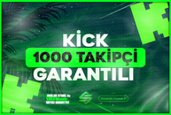 ⭐[GARANTİLİ]KİCK 1000 TAKİPÇİ⭐