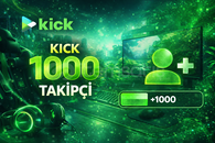 ⭐[GARANTİLİ] KİCK 1000 takipçi⭐