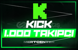 ⭐️[GARANTİLİ] KİCK 1.000 TAKİPÇİ⭐️