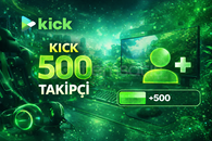 ⭐[GARANTİLİ] KİCK 500 takipçi⭐