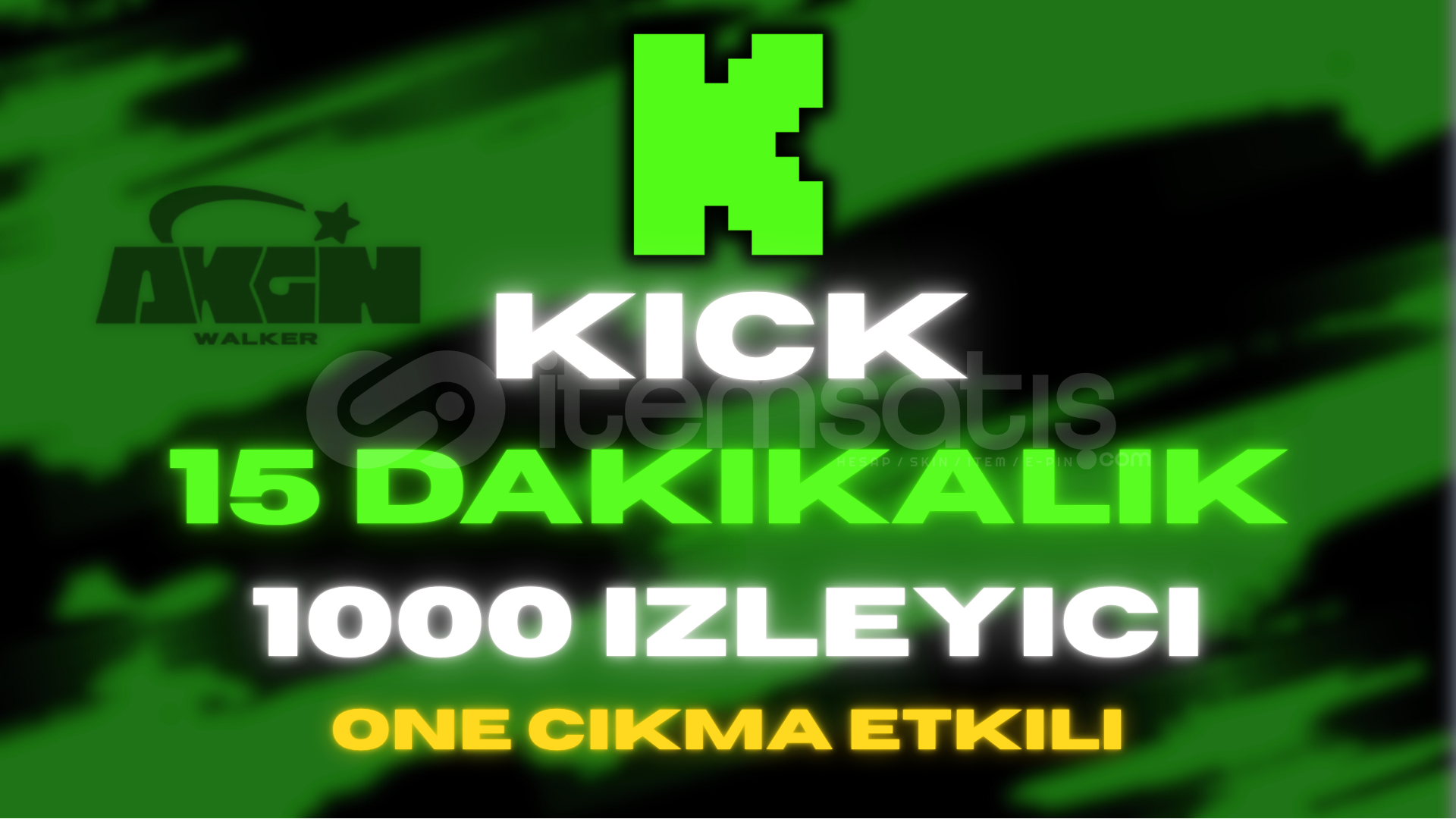 ⭐ GARANTİLİ KİCK 15 Dakikalık 1000 İZLEYİCİ ⭐ GARANTİLİ KİCK 15 Dakikalık 1000 İZLEYİCİ