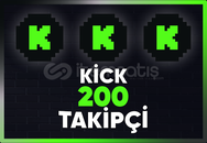 ⚡ [ GARANTİLİ ] KİCK 200 TAKİPÇİ ⚡