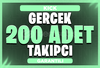 ⭐GARANTİLİ KICK 200 Takipçi | HIZLI