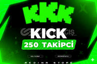 ⭐[GARANTİLİ]KİCK 250 TAKİPÇİ⭐