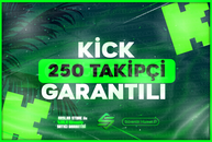 ⭐[GARANTİLİ]KİCK 250 TAKİPÇİ⭐