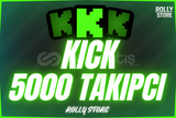 ⚡GARANTİLİ⚡ Kick 5.000 Adet Garantili Takipçi ⚡