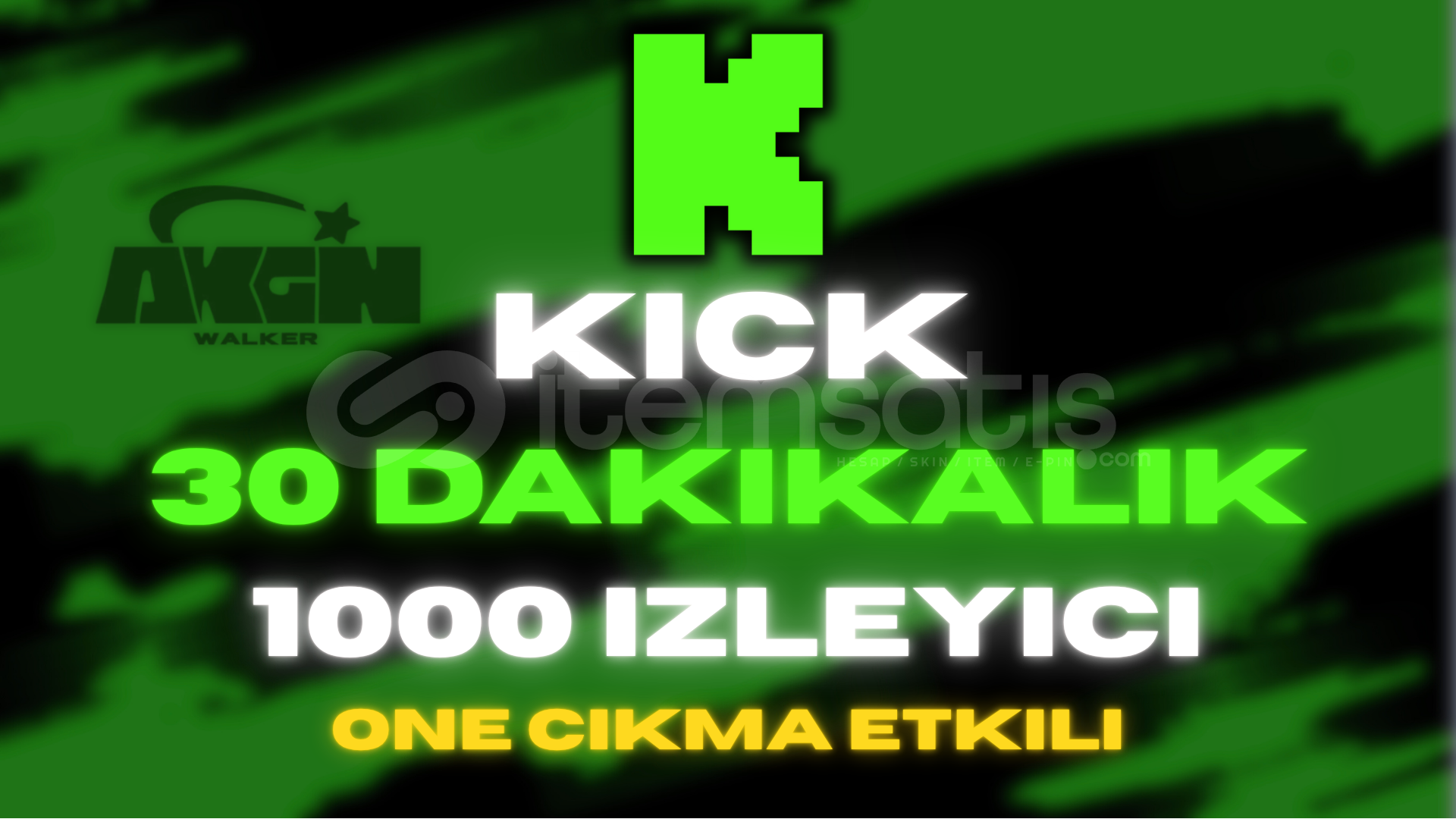 ⭐ GARANTİLİ KİCK 30 Dakikalık 1000 İZLEYİCİ ⭐ GARANTİLİ KİCK 30 Dakikalık 1000 İZLEYİCİ